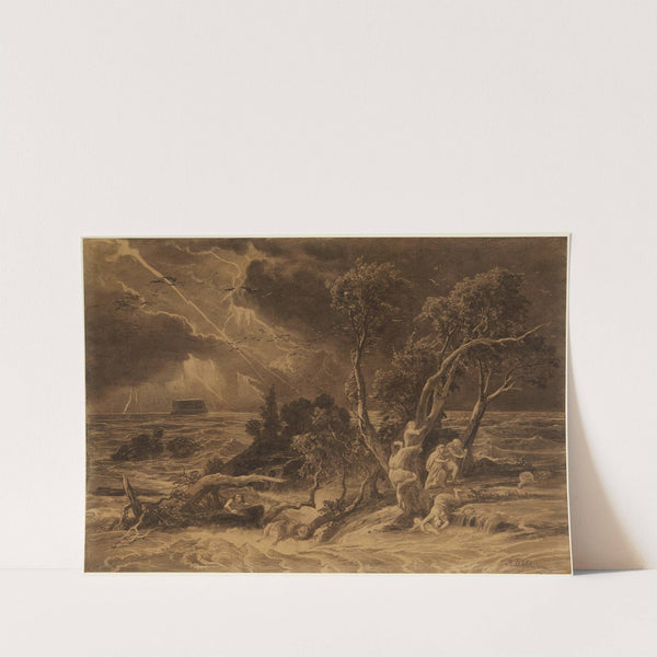 Die Sintflut (1. Mose 7, 23) by Johann Wilhelm Schirmer