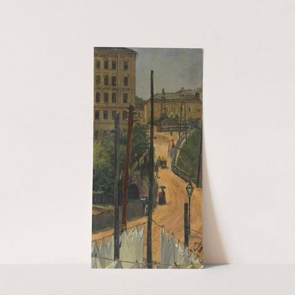 Die sogenannte Hängstatt (9., Sechsschimmelgasse) by Johann Michael Kupfer