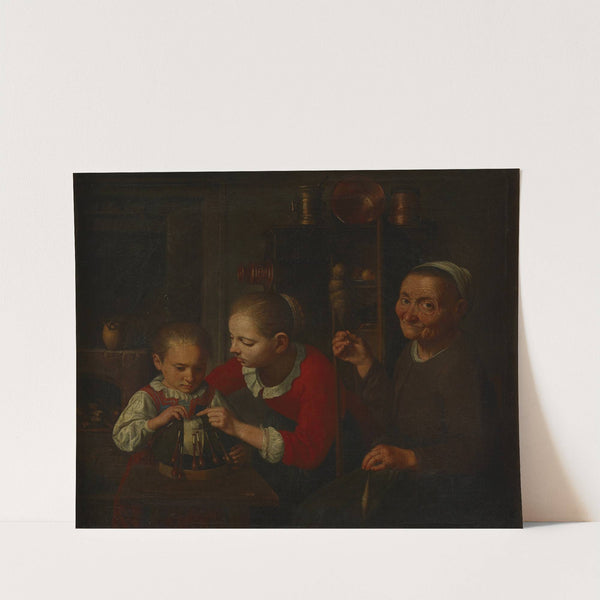 Die Spitzenklöpplerin by E. K. Lautter