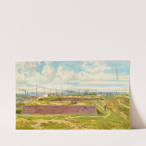 Die St. Marxer Linie in Wien, beim Arsenal by Franz Gerasch