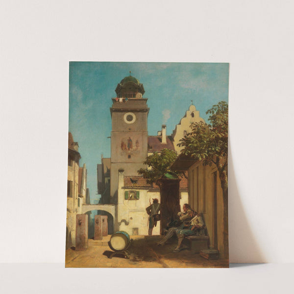Die Stadtwache (ca 1850-55) by Carl Spitzweg
