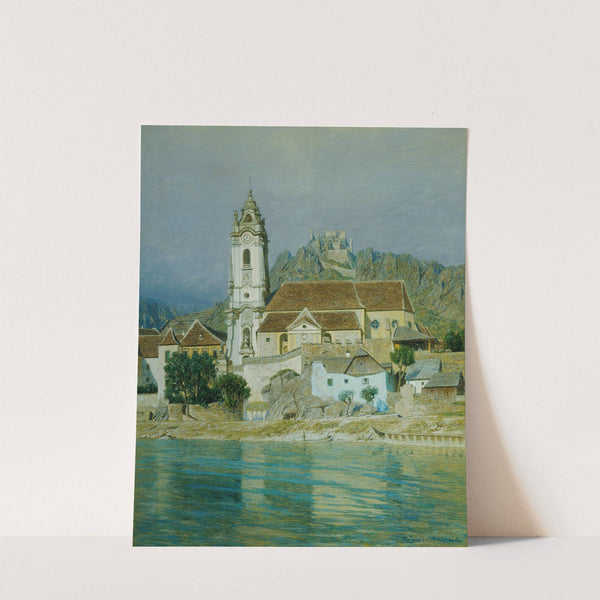 Die Stiftskirche in Dürnstein (1905) by Maximilian Suppantschitsch
