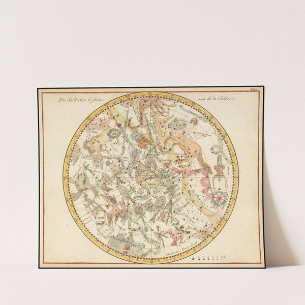 Die Südlichen Gestirne nach de la Caillee (1805) by Johann Elert Bode