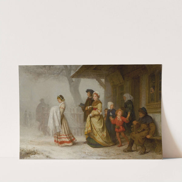 Die Taufe (1864) by Albert Anker