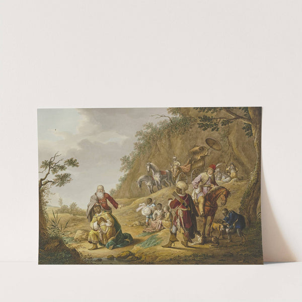 Die Taufe des Kämmerers der äthiopischen Königin Kandake Amanitore by Johann Friedrich Morgenstern