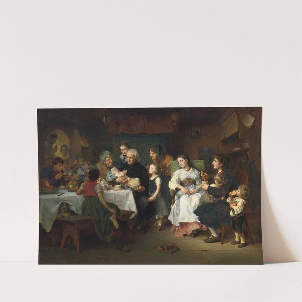 Die Taufe (The Christening) by Ludwig Knaus