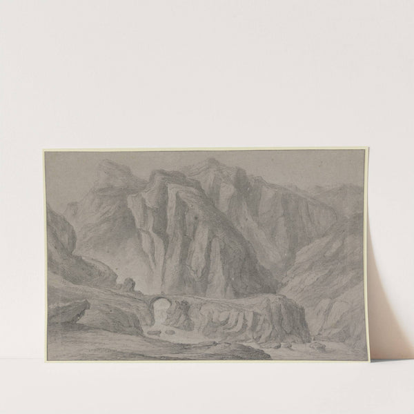 Die Teufelsbrücke an der Via Mala bei Andermatt im Kanton Uri by Franz Schütz