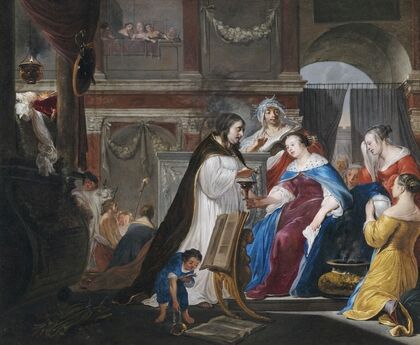 Die Trauerfeier der Königin Artemisia für König Mausolos