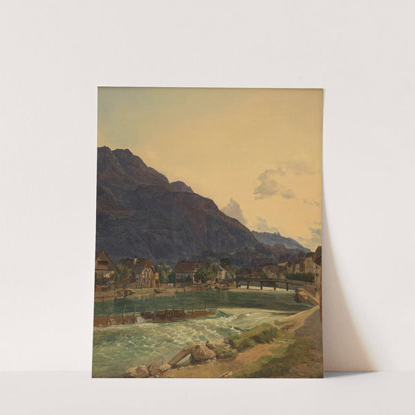 Die Traun bei Ischl (1835) by Ferdinand Georg Waldmüller