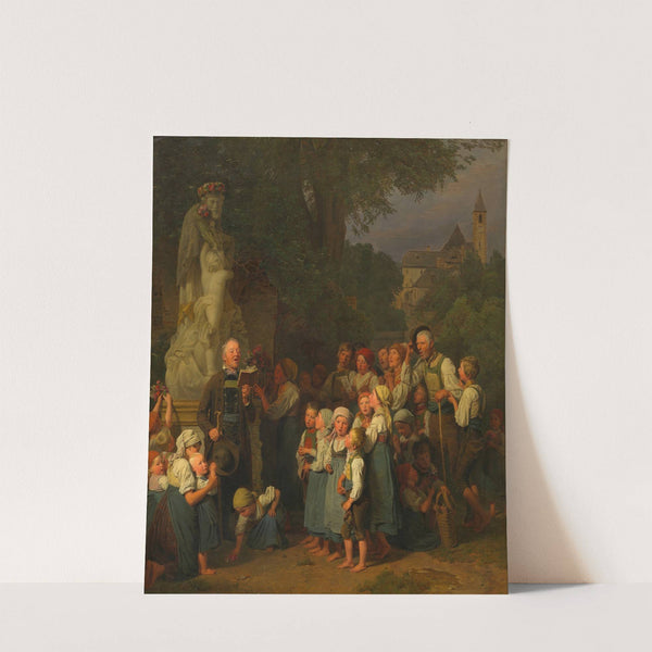 Die Verehrung des heiligen Johannes (Johannes-Andacht) (1844) by Ferdinand Georg Waldmüller