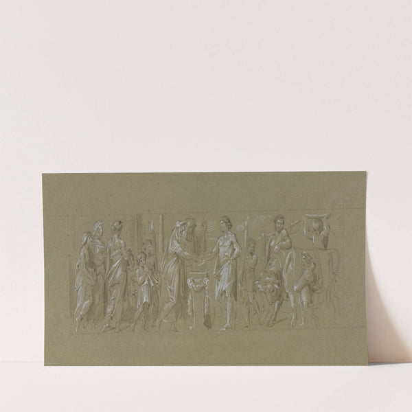 Die Vermählung des Äneas mit Lavinia (before 1842) by Moritz von Schwind