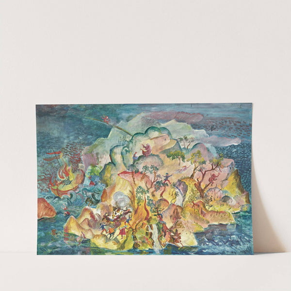 Die verzauberte Insel (Sturm) by Oskar Laske
