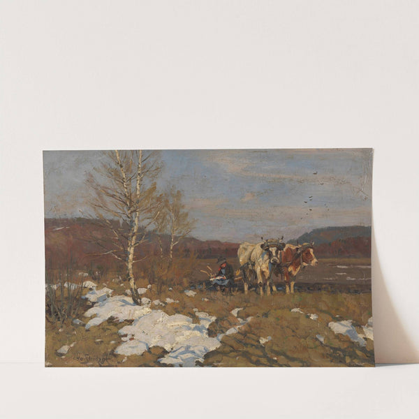 Die Vesperpause by Otto Strützel