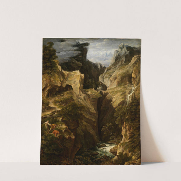 Die Via Mala in Graubünden by Joseph Anton Koch