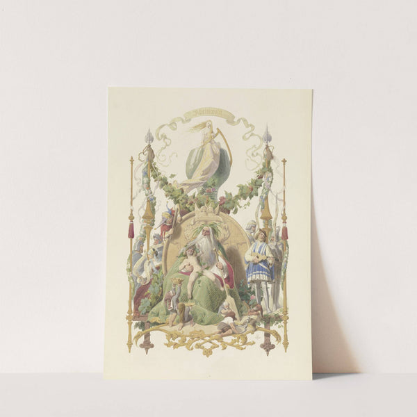 Die vier Hauptgetränke: Rheinwein (1853) by Adolf Schrödter