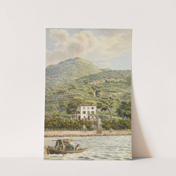 Die Villa Artaria am Comer See by Heinrich Adam