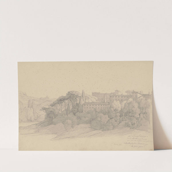 Die Villa Falconieri bei Frascati by August Lucas