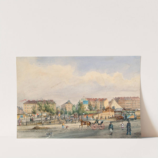 Die Währinger Linie in Wien by Ferdinand Weckbrodt