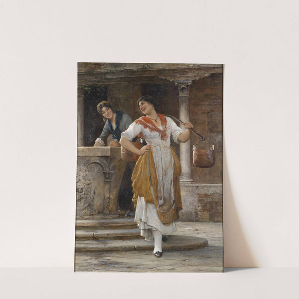 Die Wasserträgerin (1887) by Eugen von Blaas