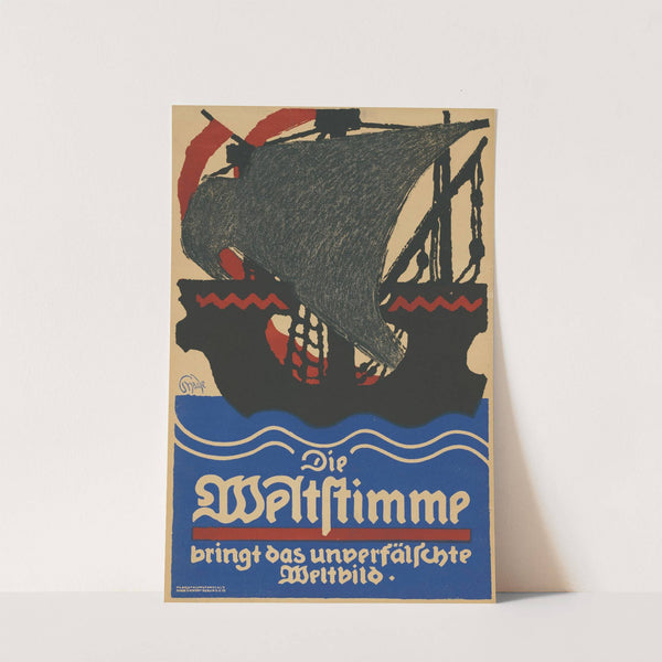 Die Weltstimme bringt das unverfälschte Weltbild (ca. 1900 - 1914) by Paul Haase