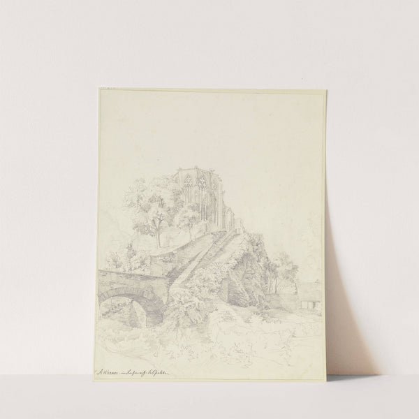 Die Wernerkapelle in Bacharach by Friedrich Eisenlohr