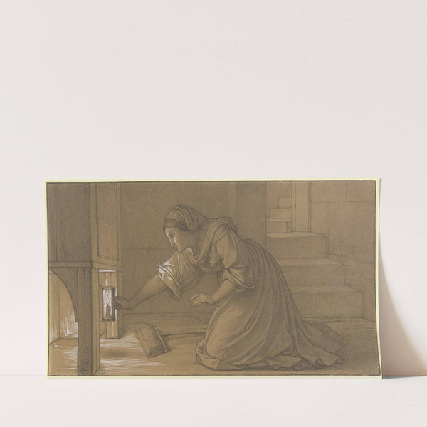 Die Witwe den verlorenen Groschen suchend (1866) by Eduard von Steinle