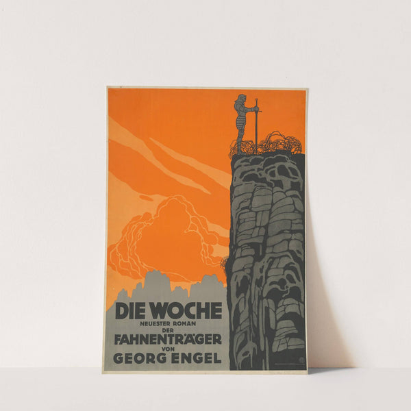 Die Woche mit neuestem Roman, ‘Fahnenträger’ von Georg Engel (1913) by Julius Klinger