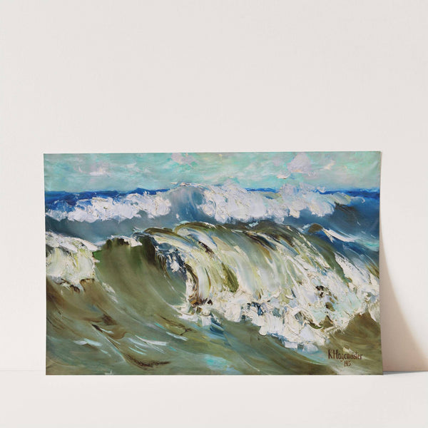 Die Woge by Karl Hagemeister