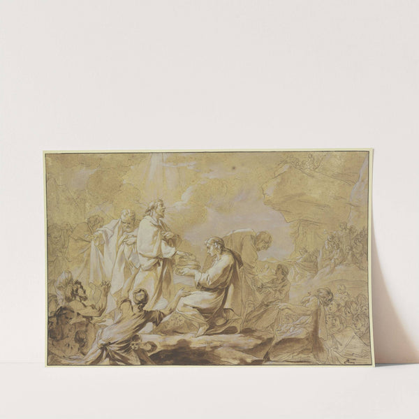 Die wunderbare Brotvermehrung by Jean Baptiste Marie Pierre