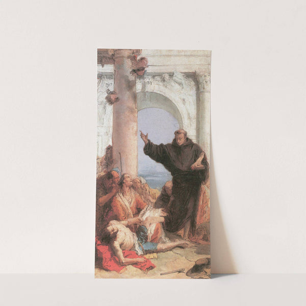 Die Wunderheilung des zornigen Sohnes (circa 1760) by Giovanni Battista Tiepolo