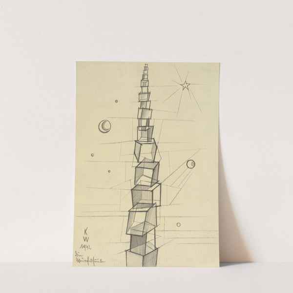 Die Würfelsäule by Karl Wiener