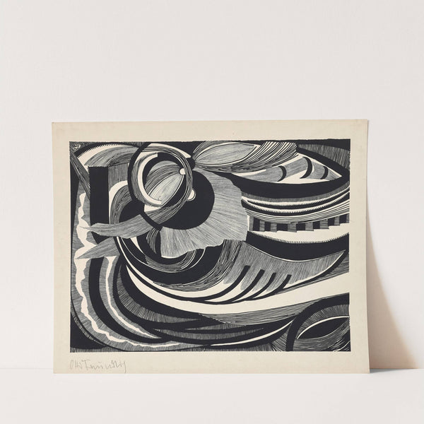 Die Zeichen Pl.3 (1919-1920) by Otto Freundlich