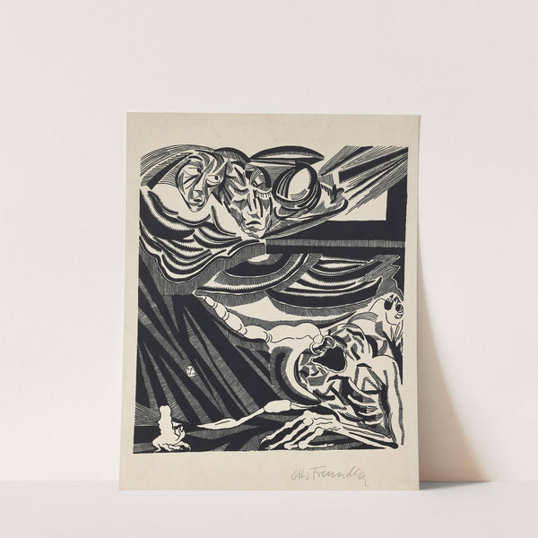 Die Zeichen Pl.4 (1919-1920) by Otto Freundlich