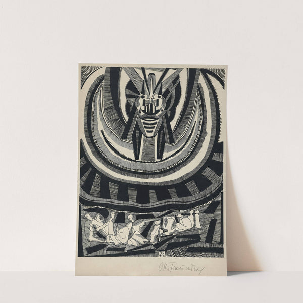 Die Zeichen Pl.6 (1919-1920) by Otto Freundlich