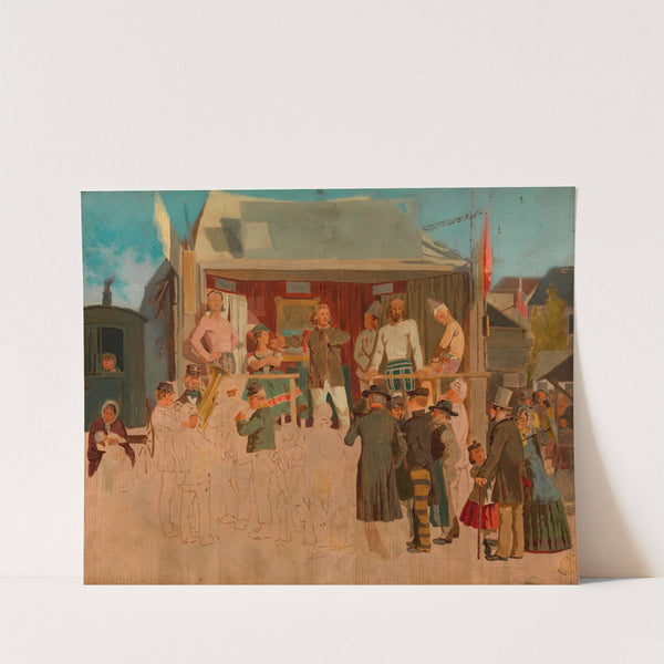 Die Zirkusbude by Alois Greil