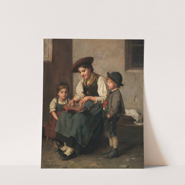 Die Zitherspielerin (1909) by Franz von Defregger