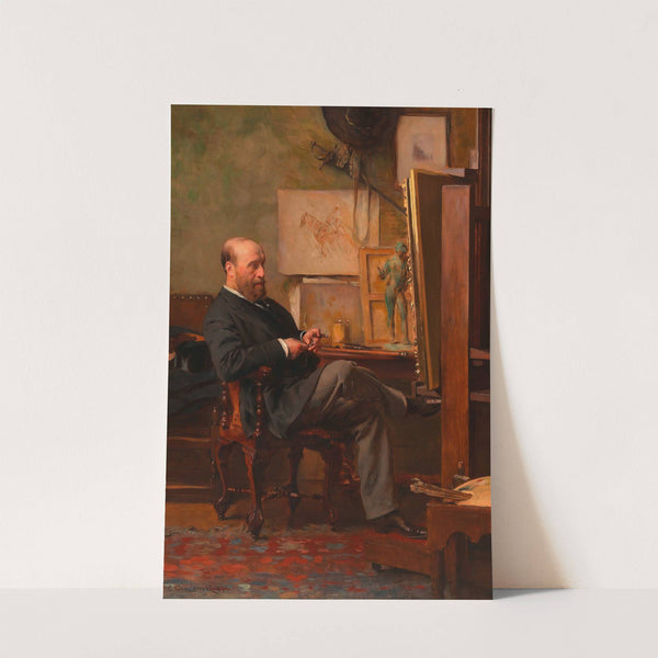 Die Zustimmung des Sammlers (The Collector's Approval) by Eduard Charlemont