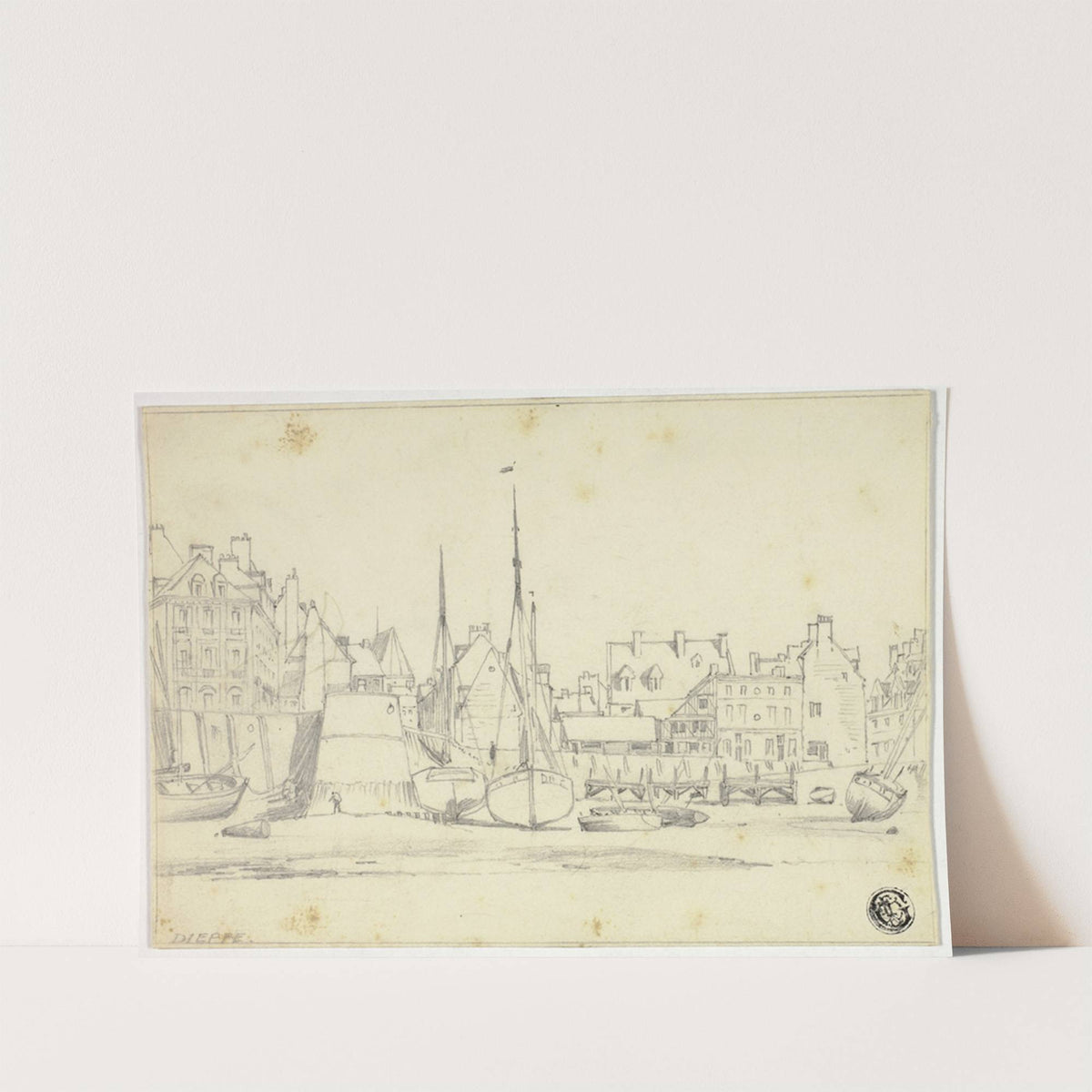 Dieppe (c. 1850) by Edward William Cooke