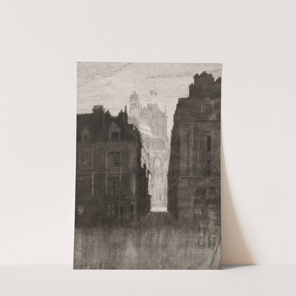 Dieppe, La Rue Notre Dame (1909) by Walter Richard Sickert