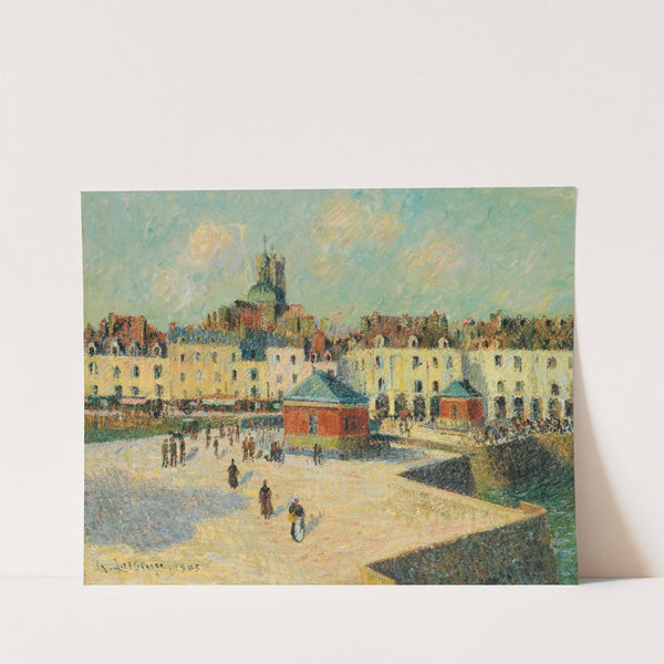 Dieppe, Le Quai De Carenage by Gustave Loiseau