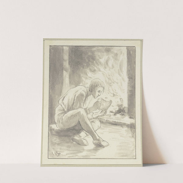 Diether in prison by Wilhelm Steinhausen