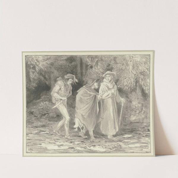 Diether und die beiden Landstreicher by Wilhelm Steinhausen