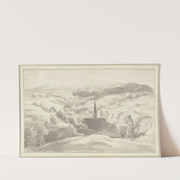 Diethers Abschied vom Kloster Maulbronn by Wilhelm Steinhausen