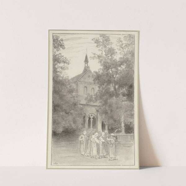 Diethers Aufbruch nach Speyer by Wilhelm Steinhausen