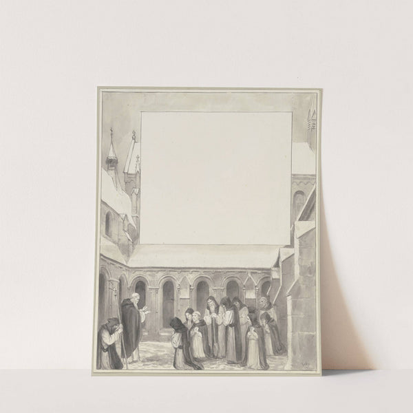 Diethers Einkehr ins Kloster by Wilhelm Steinhausen