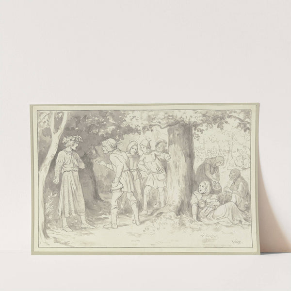 Diethers Gesang wird belohnt by Wilhelm Steinhausen