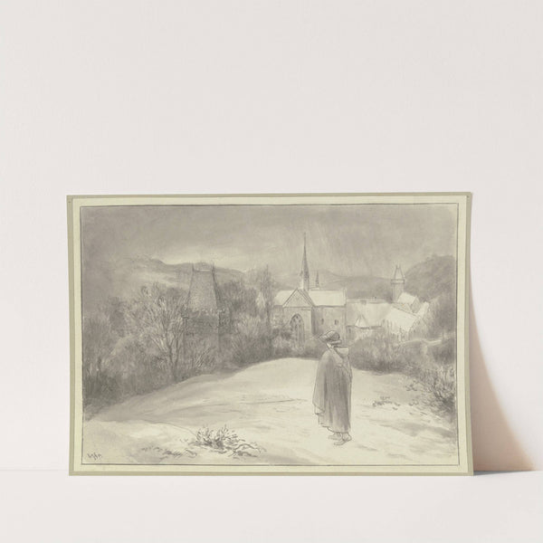 Diethers Rückkehr nach Maulbronn by Wilhelm Steinhausen