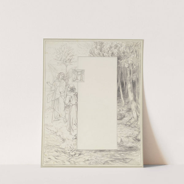 Diethers Traum vom Engel Gottes by Wilhelm Steinhausen