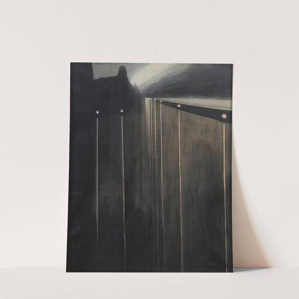 Digue D'ostende Aux Réverbères by Léon Spilliaert