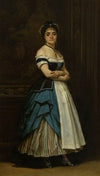 Dinah Félix (Mélanie Emilia, dite), sœur de Rachel, en costume de soubrette